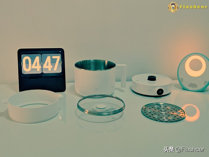 米家电磁炉mini+智能蒸煮锅三者合一：智能小白锅体验