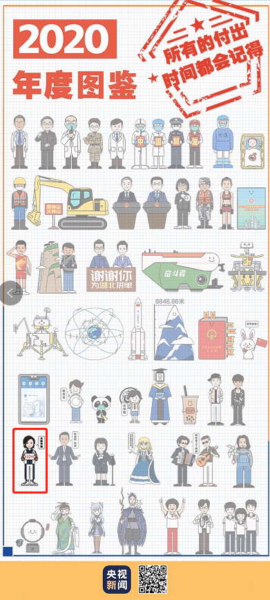万茜入选2020央视新闻年度人物图鉴，不断传递正能量