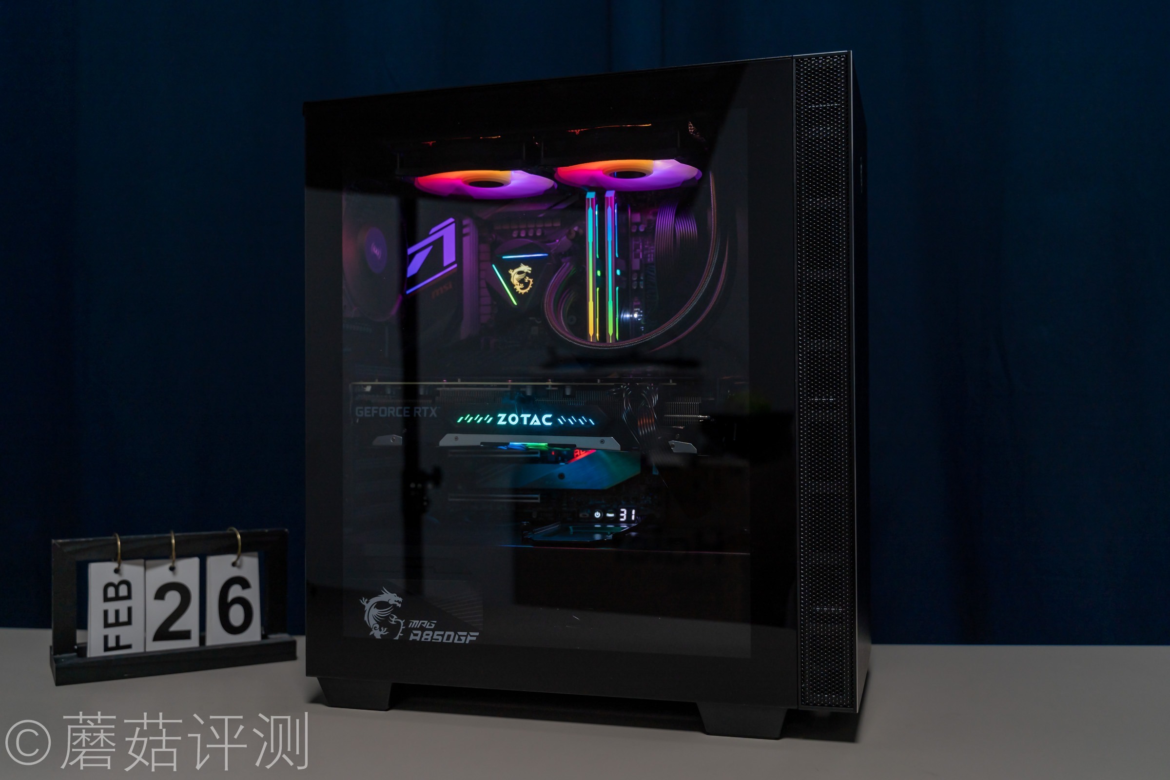 原来整机还可以这样装！微星MAG幻彩佩龙斧I9 10900K主机 拆解评测