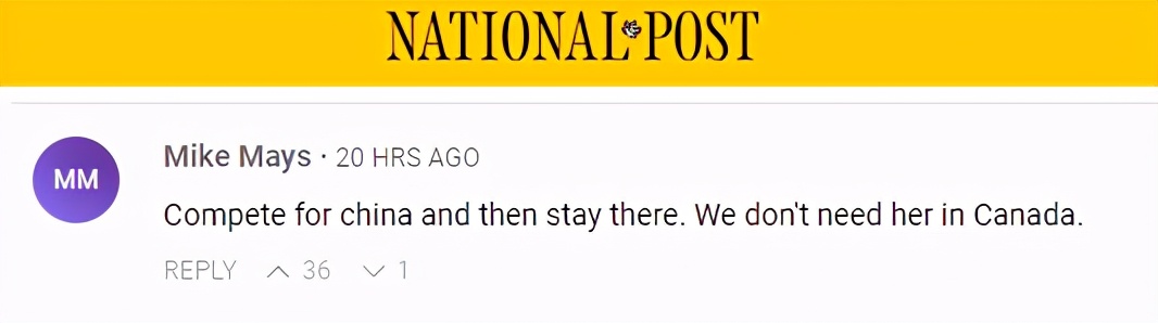 As expected, canadian media begins bespatter the girl of this naturalization China