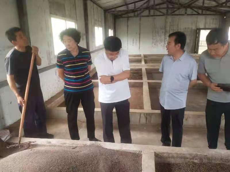 冯月菊一行到陕西益能公司乳酸菌生态养殖地基调研