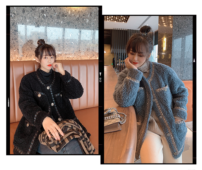 羊羔毛+鲨鱼裤，时髦感炸裂啊