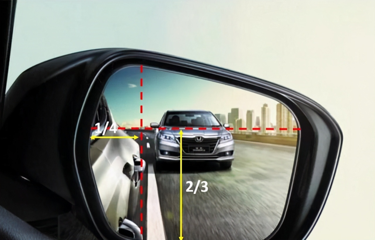 新手不会正确调后视镜？记住老司机的方法，有效规避车辆左右盲区