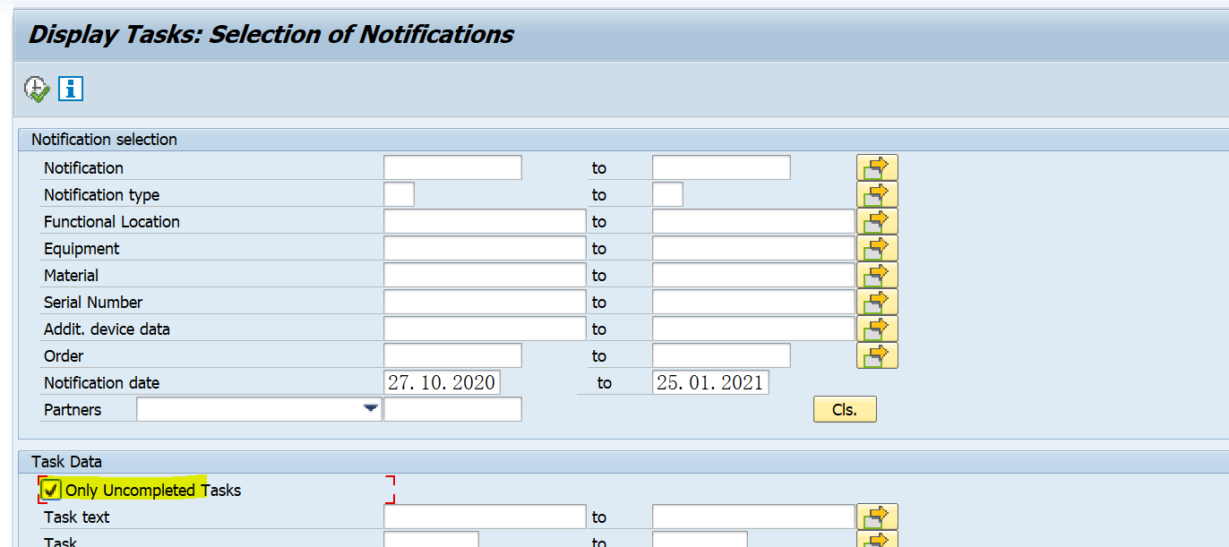 SAP PM入門系列28 - IW67 維修通知單任務報表