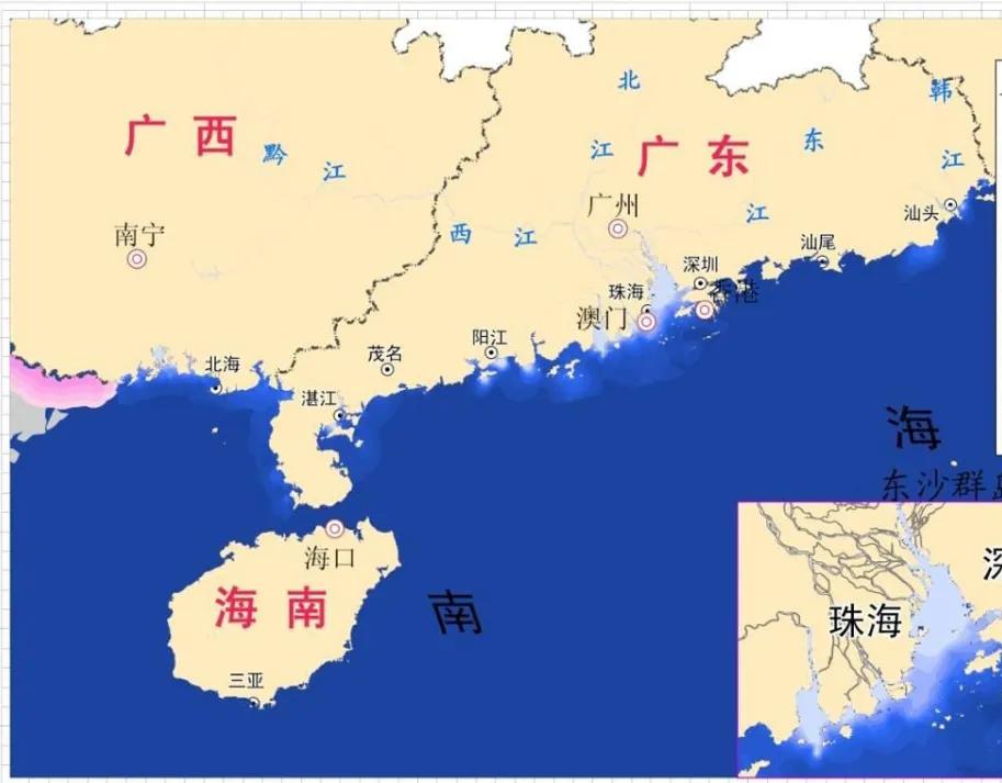 两广地带指的是哪里-两广以南是哪些地区
