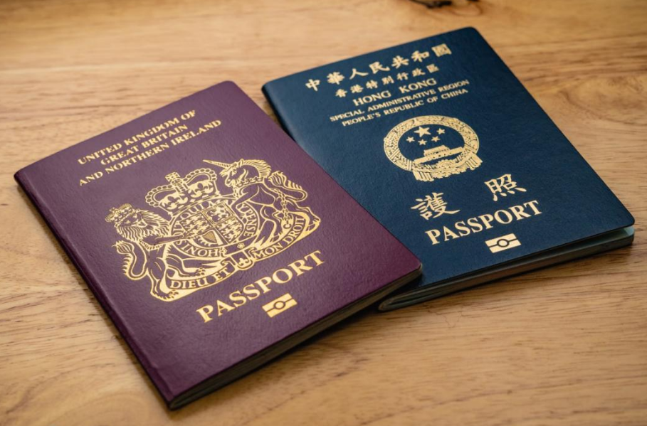 到了英國後，�港獨�叫苦連天