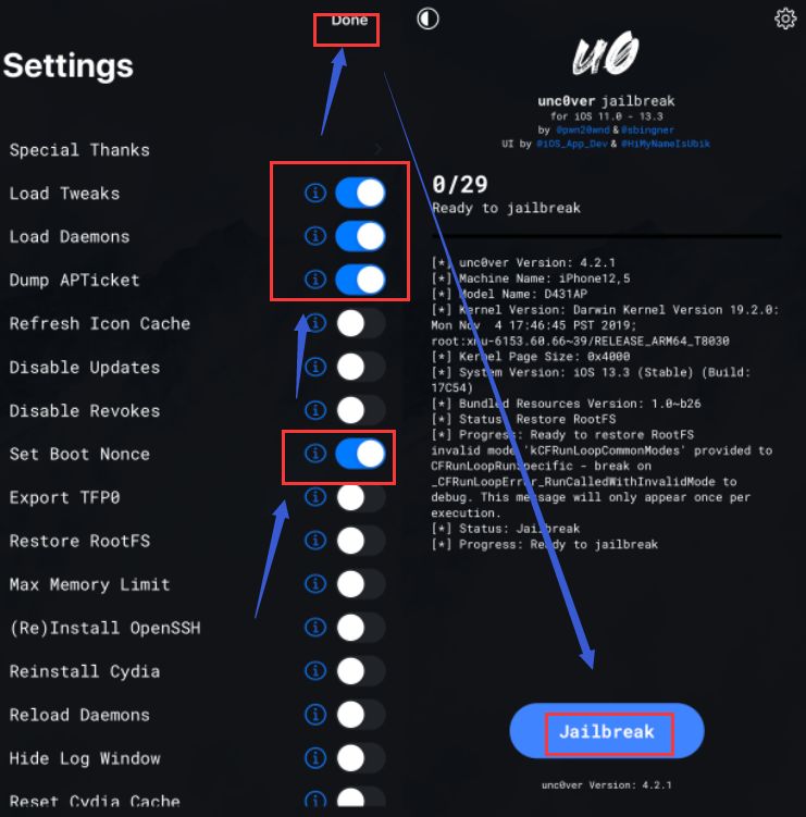 iOS 13.3 unc0ver 4.2.1 来啦，修补充电电池难题