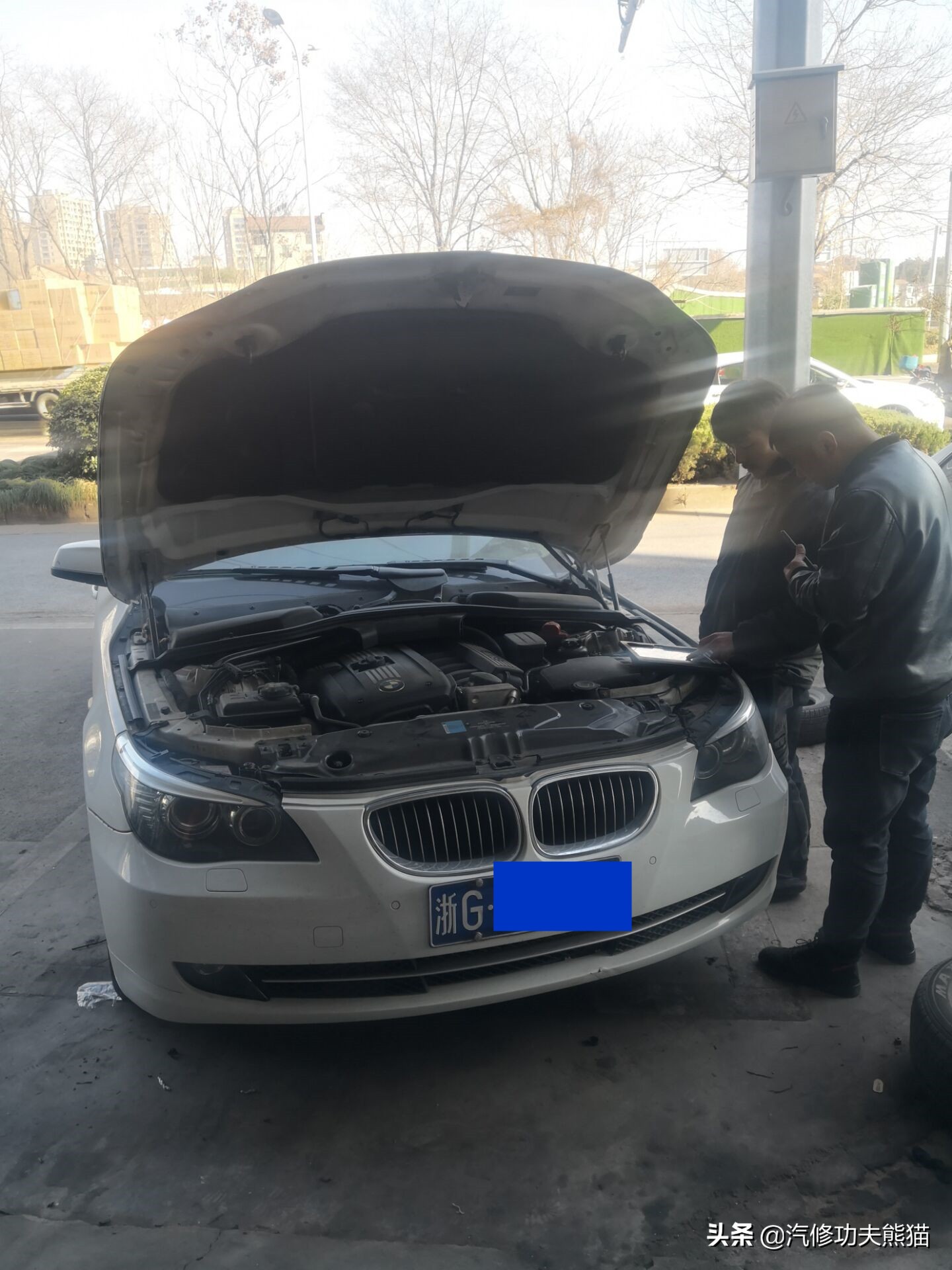 老宝马烧机油晚期并发症缺缸抖动亮故障灯4s报天价大修彻底解决 汽修功夫熊猫 Mdeditor