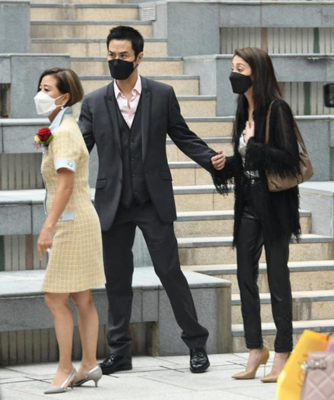 陳凱琳攜鄭嘉穎出席弟弟婚禮，姐弟長相引熱議，曾澄清家族無混血