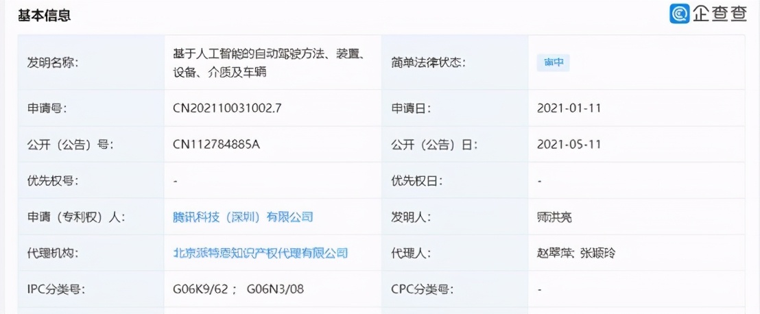 腾讯公开自动驾驶专利 马化腾大举旗帜进军汽车界？