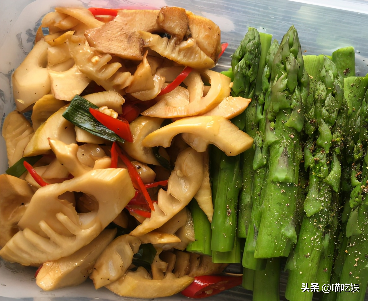 Really firm! The bamboo shoot that Wu Lei sends vermicelli made from bean starch is fried ate, did not forget: He returns gift of female vermicelli made from bean starch in public