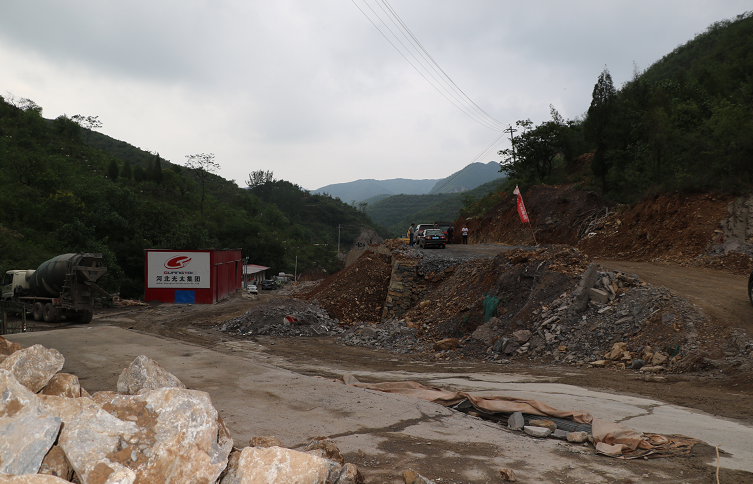 第六届河北省旅发大会涉县片区观摩项目建设火热推进中