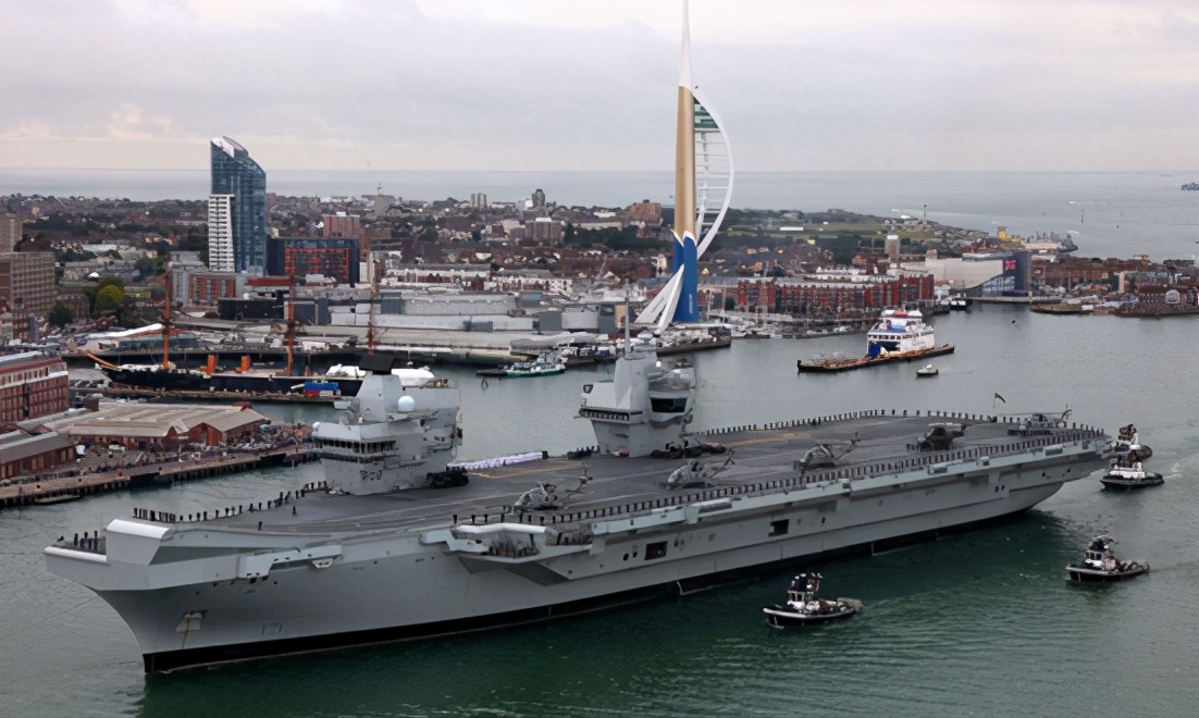 英國海軍的航母編隊要來了，真的厲害？ 網友：也就是嚇唬嚇唬小國