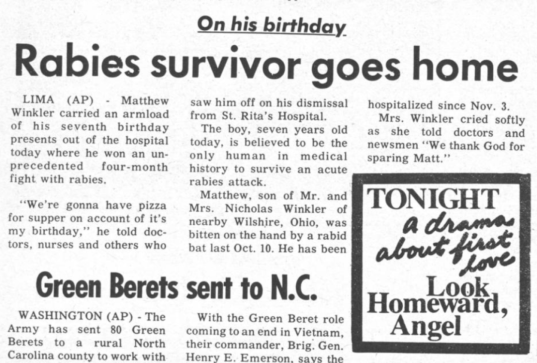 麵對致死率最高的傳染病，這個男孩幸存了下來