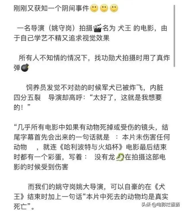 2.2分《犬王》为戏炸死功勋军犬,导演引起公愤遭网友打出超低分