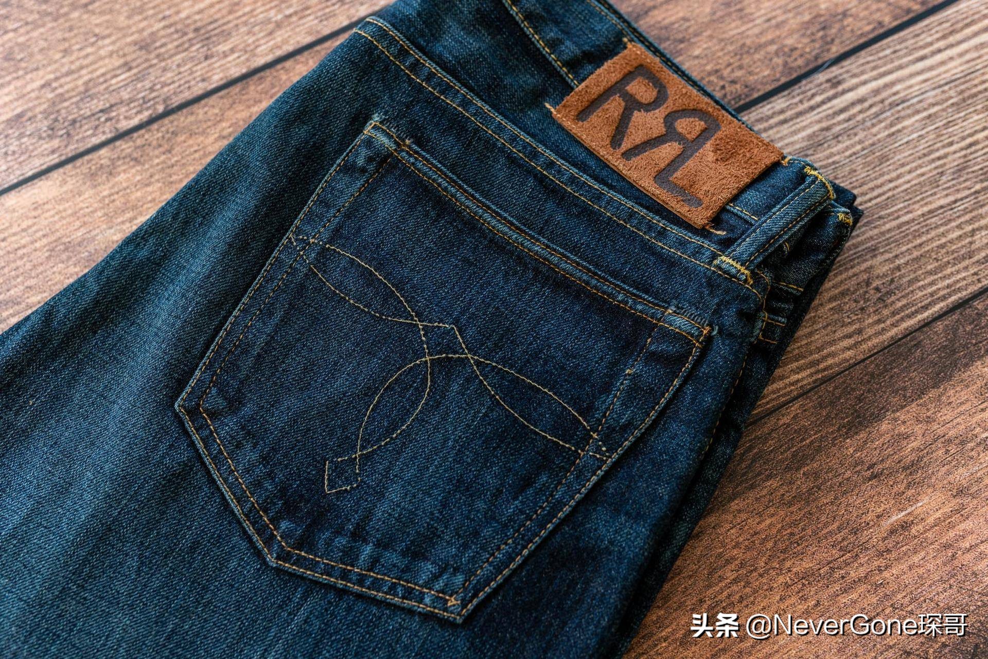 绕不开的袋花情节——一条RRL水洗赤耳牛仔裤