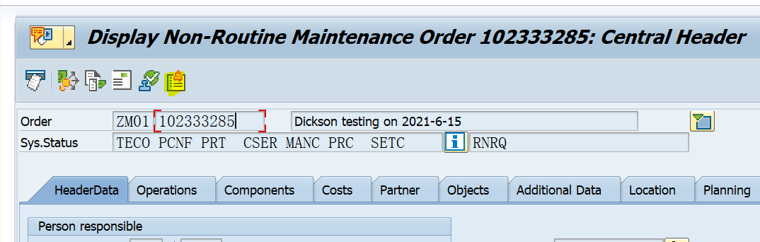 SAP PM初級系列15 - IW33事務程式碼裡檢視維修工單對應的維修通知單