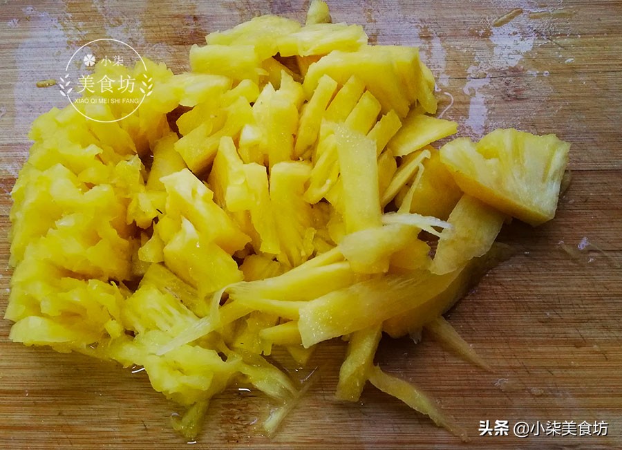 圖片[7]-春天 菠蘿不要生吃了 試試這樣做一次 我家女兒連吃2張都不夠-起舞食譜網