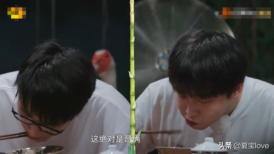 彭昱畅许魏洲抢着吃饭，谁注意任嘉伦的反应？