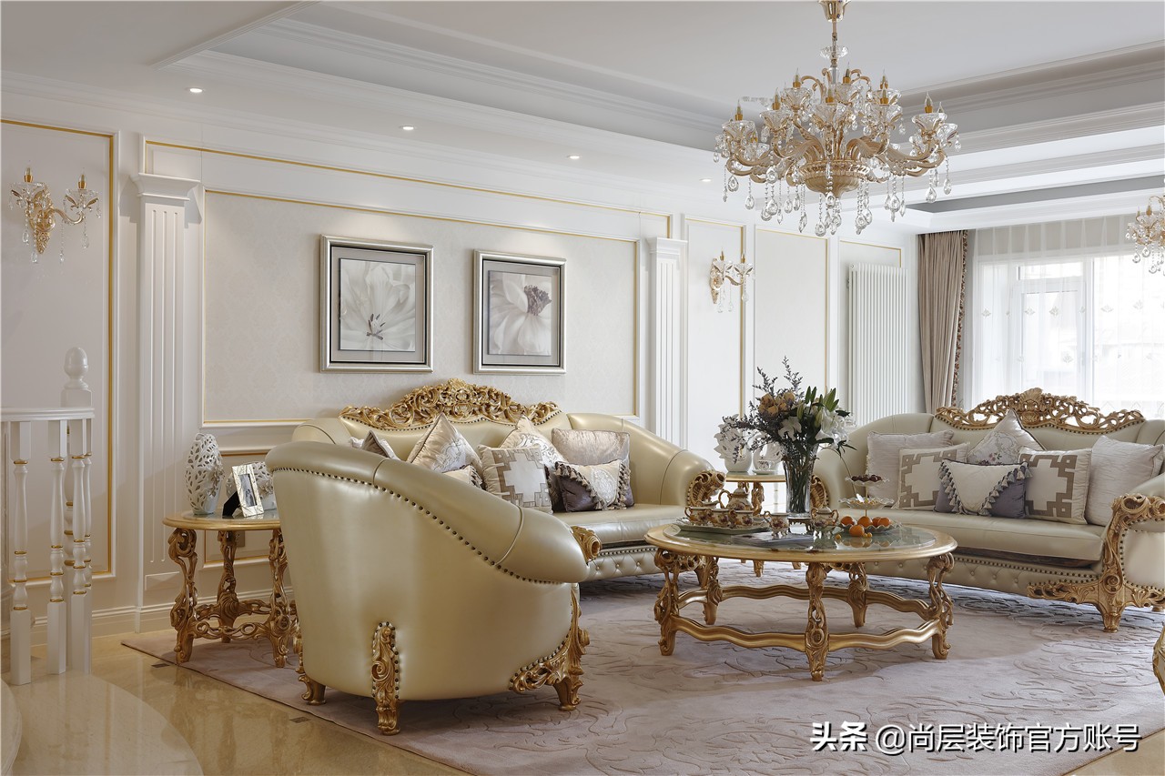 300㎡新家均价6万一平，欧式风装修格调优雅，氛围大气奢华