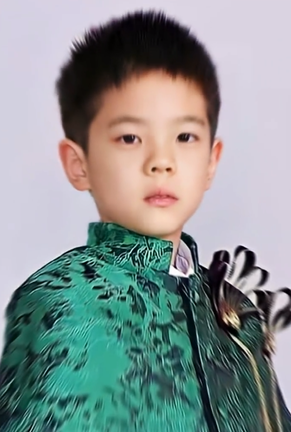 霍思燕杜江兒子演音樂劇，嗯哼一身王子裝扮站C位，被讚太像李現