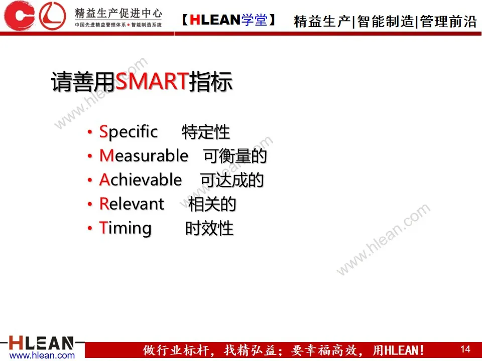 「精益学堂」方针管理的基本与实例