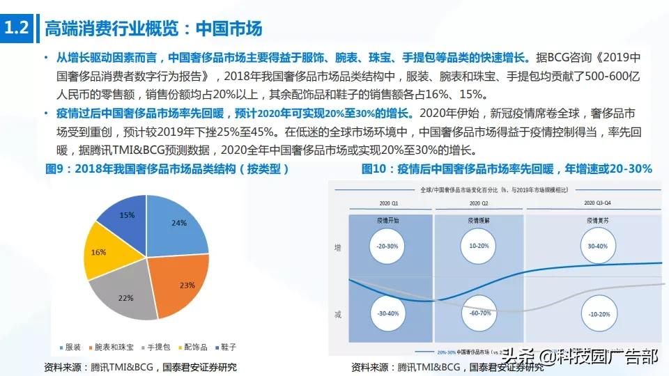 2020年中国高端消费品专题报告