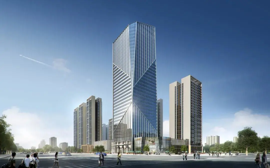 冠礼玉商！玉商中心171米超高5A甲级写字楼喜封金顶