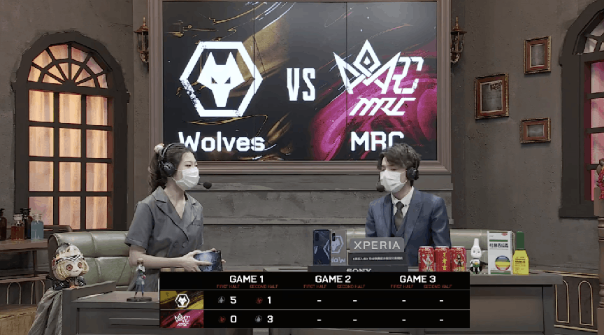 第五人格2021IVL夏季赛常规赛 Wolves vs MRC 第一局