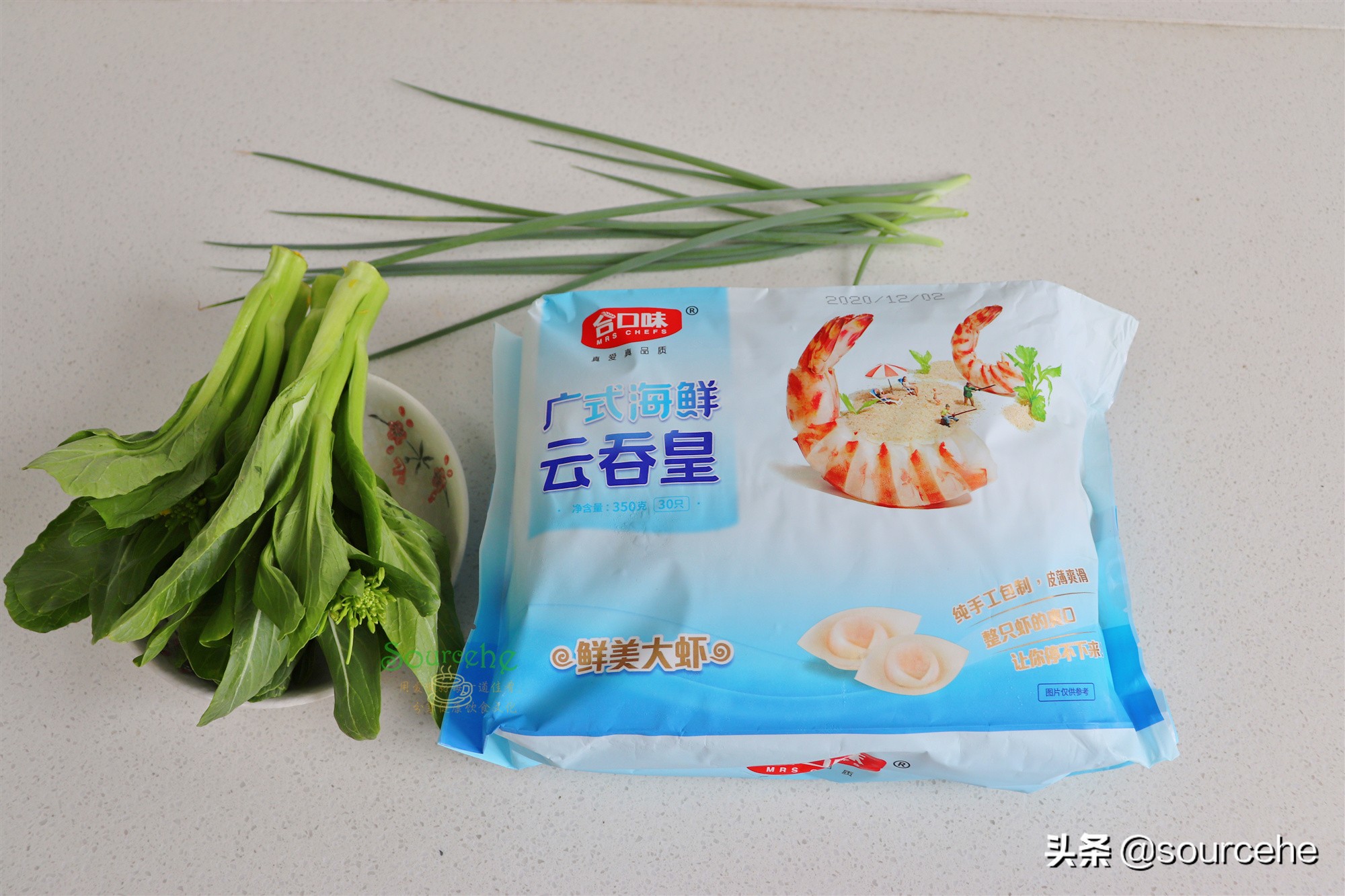 煮速凍雲吞時多加一步，煮出的雲吞跟現包的一樣，鮮香不破皮