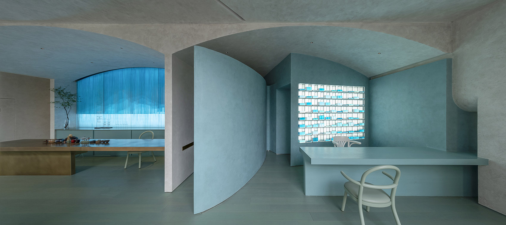 全球首家NOESA細胞水療中心設計，藝術性的裝飾讓空間更精致