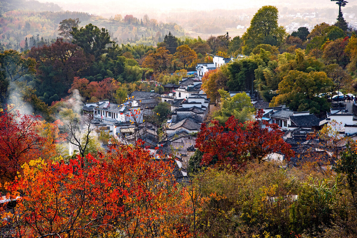 Anhui in autumn, one night into autumn, Huizhou became beautiful