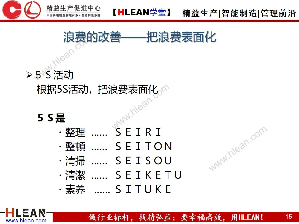 「精益学堂」做改善必须掌握的知识点