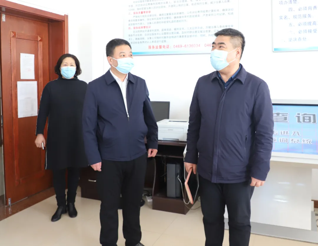 【教育整顿】区委政法委检查指导尖山法院政法队伍教育整顿工作