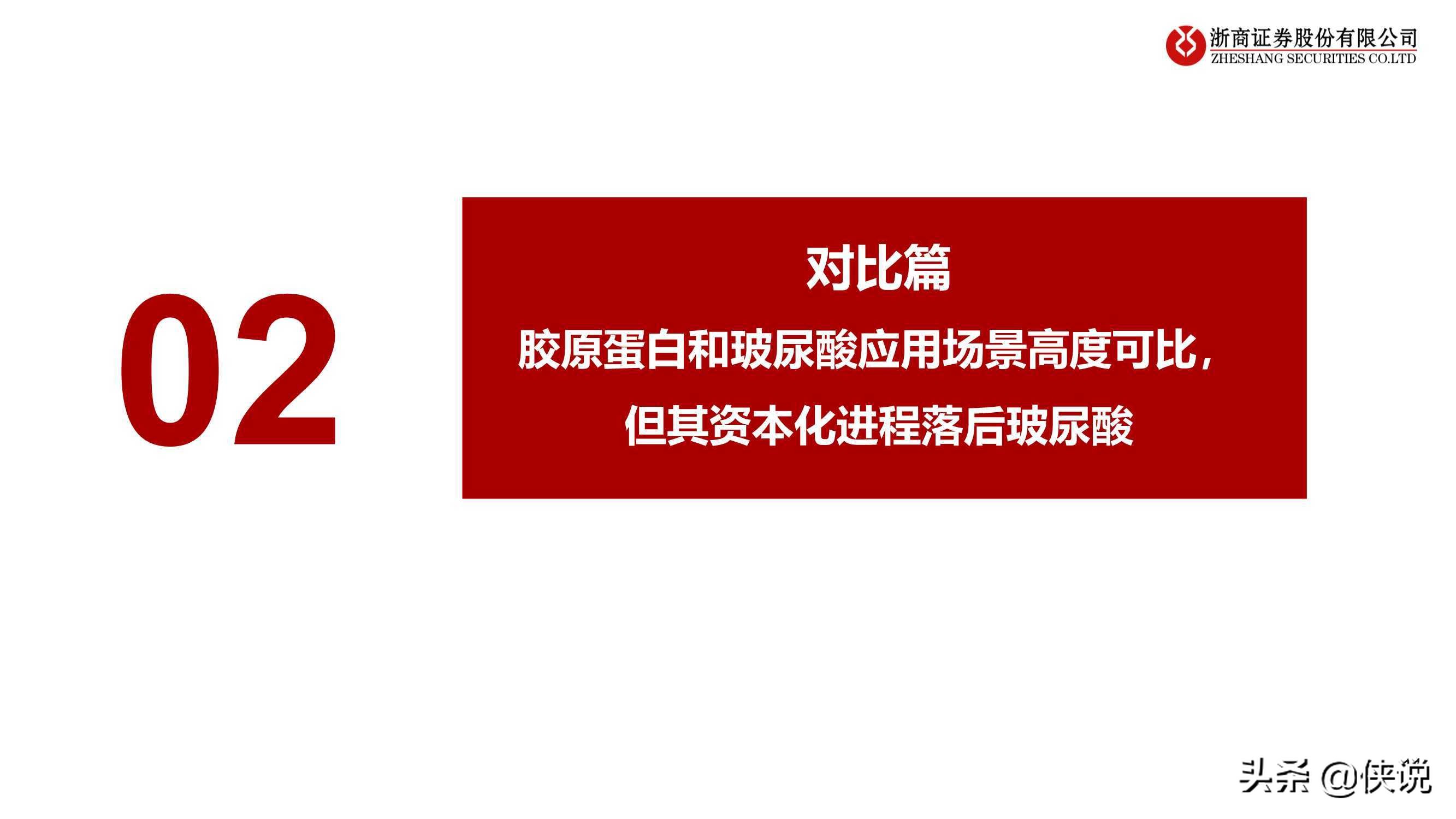医药生物行业胶原蛋白：与玻尿酸并驾齐驱的掘金赛道（浙商证券）