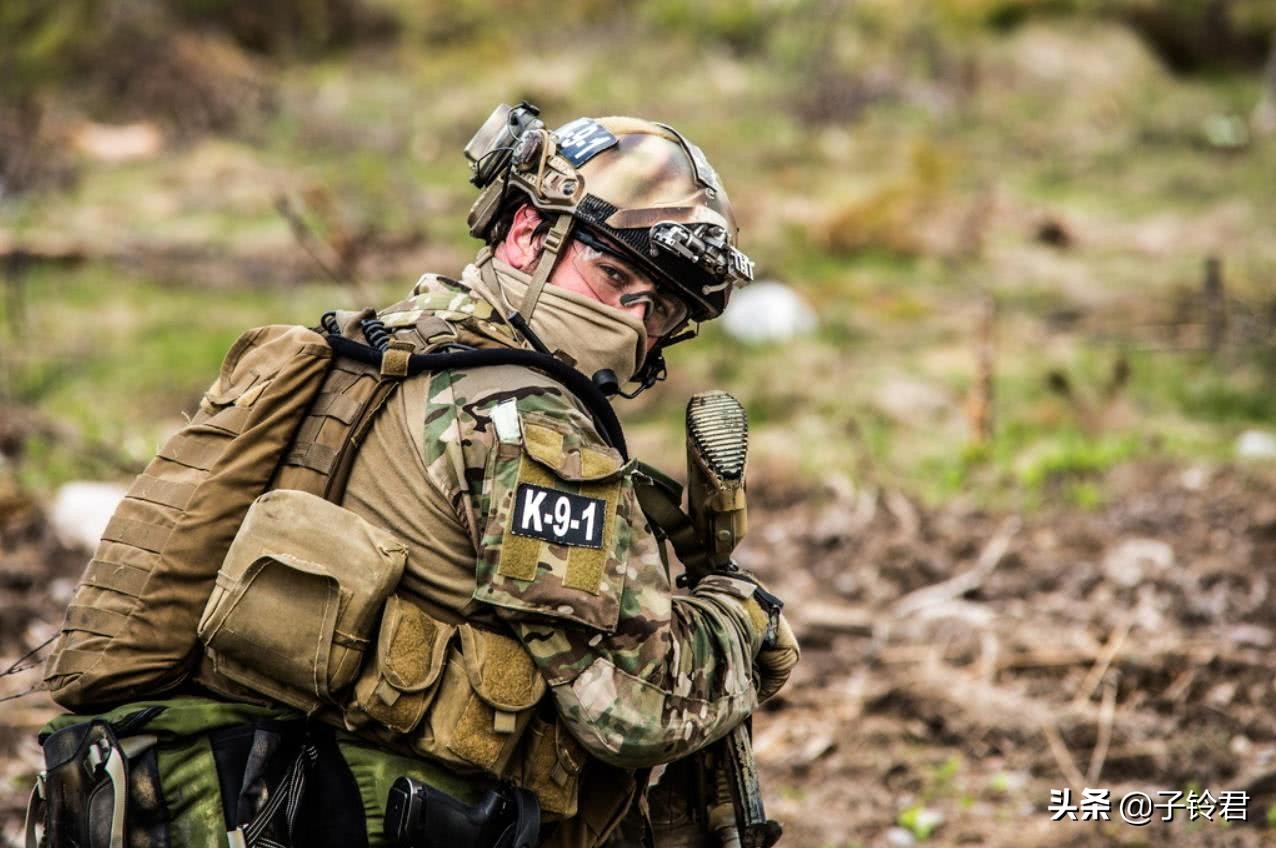 挪威特种部队演习，德国步枪比利时机枪，全员