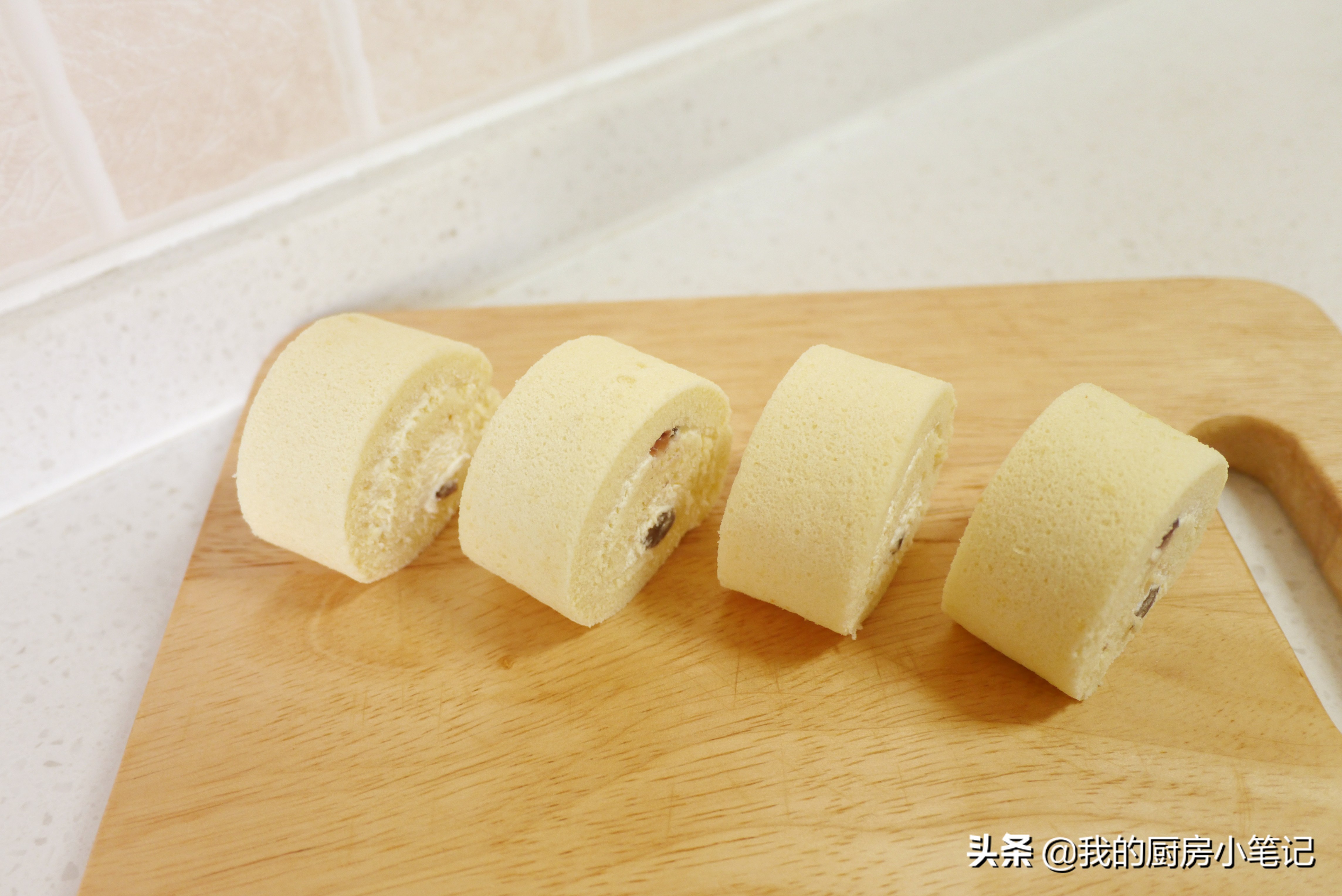 香香軟軟的蛋糕卷，卷出幸福好味道，給小朋友一個甜蜜的回憶