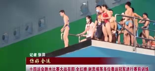 全红婵太火了！她训练时被强势围观，独门绝技征服跳水馆现场人员