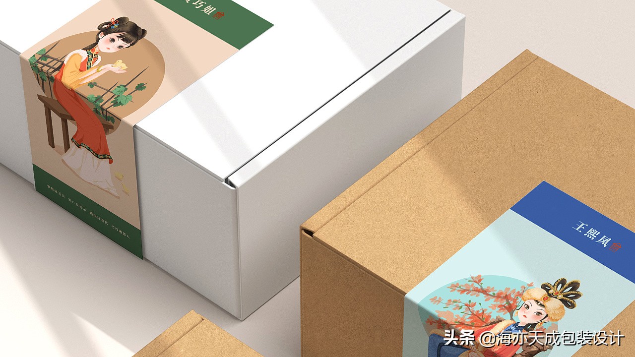 红楼梦：金陵十二钗人物IP形象插画