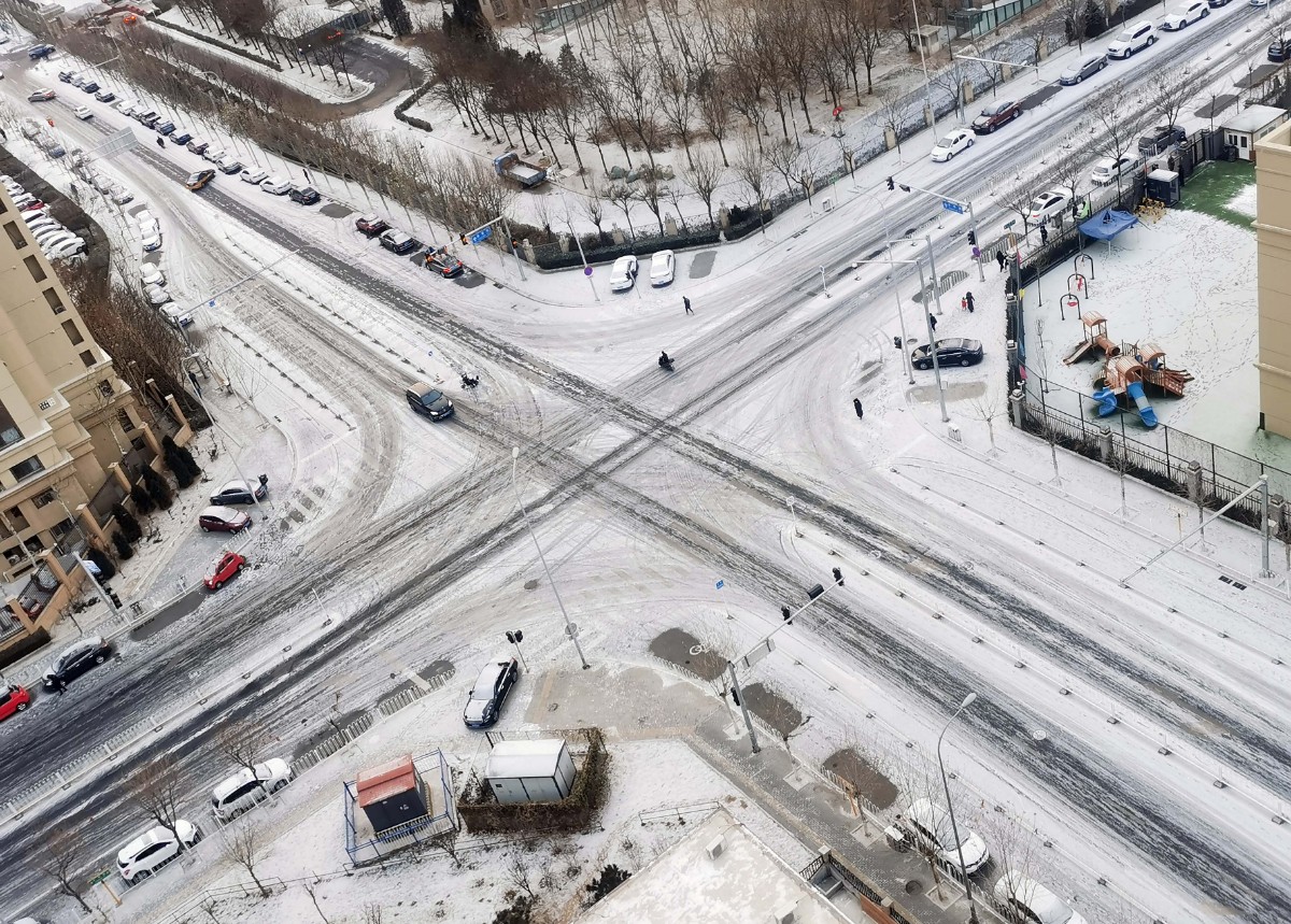 下雪啦！北京城区迎来2021年首场降雪，多图预警