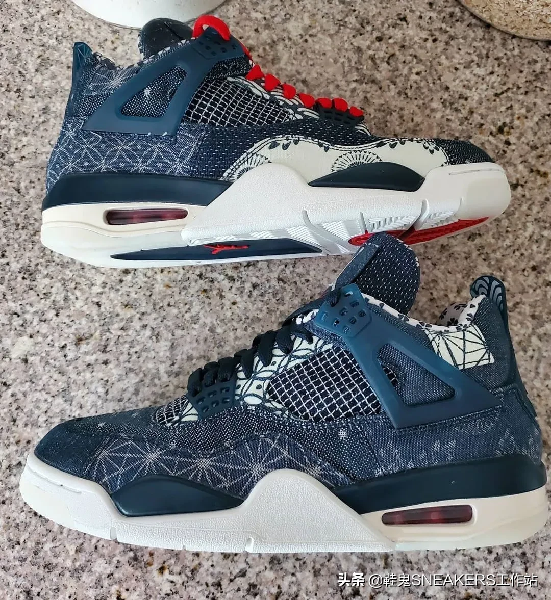 骚的起飞！Air Jordan 4"亚逼"配色提前上脚泄露