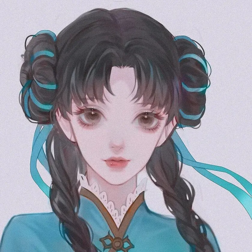 考试头古风闺蜜头像一左一右图片