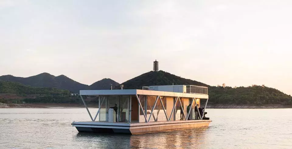 超美的水上筏式酒店设计，美出了新高度