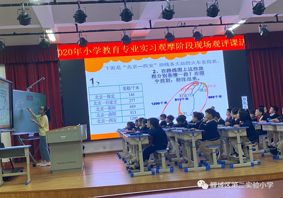 鲤城区第二实验小学：数学观评课教研活动——小教专业实习观摩阶段总结