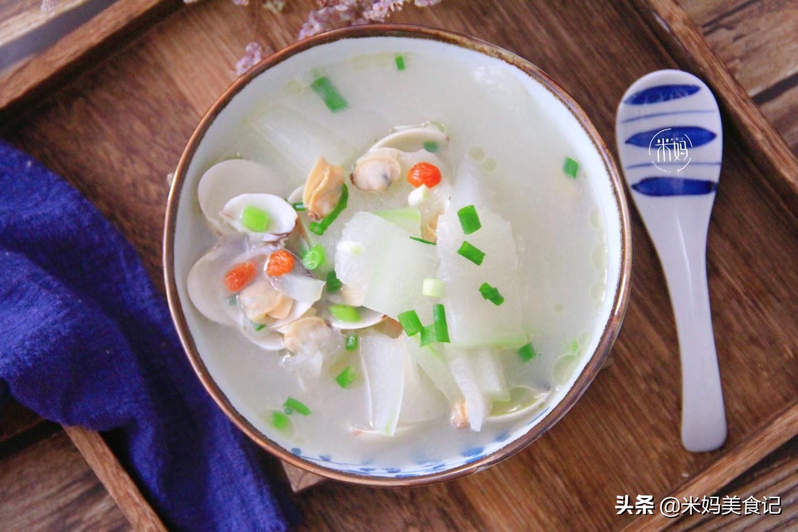 图片[2]-白贝冬瓜汤做法步骤图 鲜美减脂又消暑解乏好处多-起舞食谱网