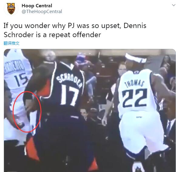 【影片】雷霆G6懸了！Schroder襲襠Tucker可能被禁賽？美媒：他是慣犯，Cousins也曾挨打！-黑特籃球-NBA新聞影音圖片分享社區