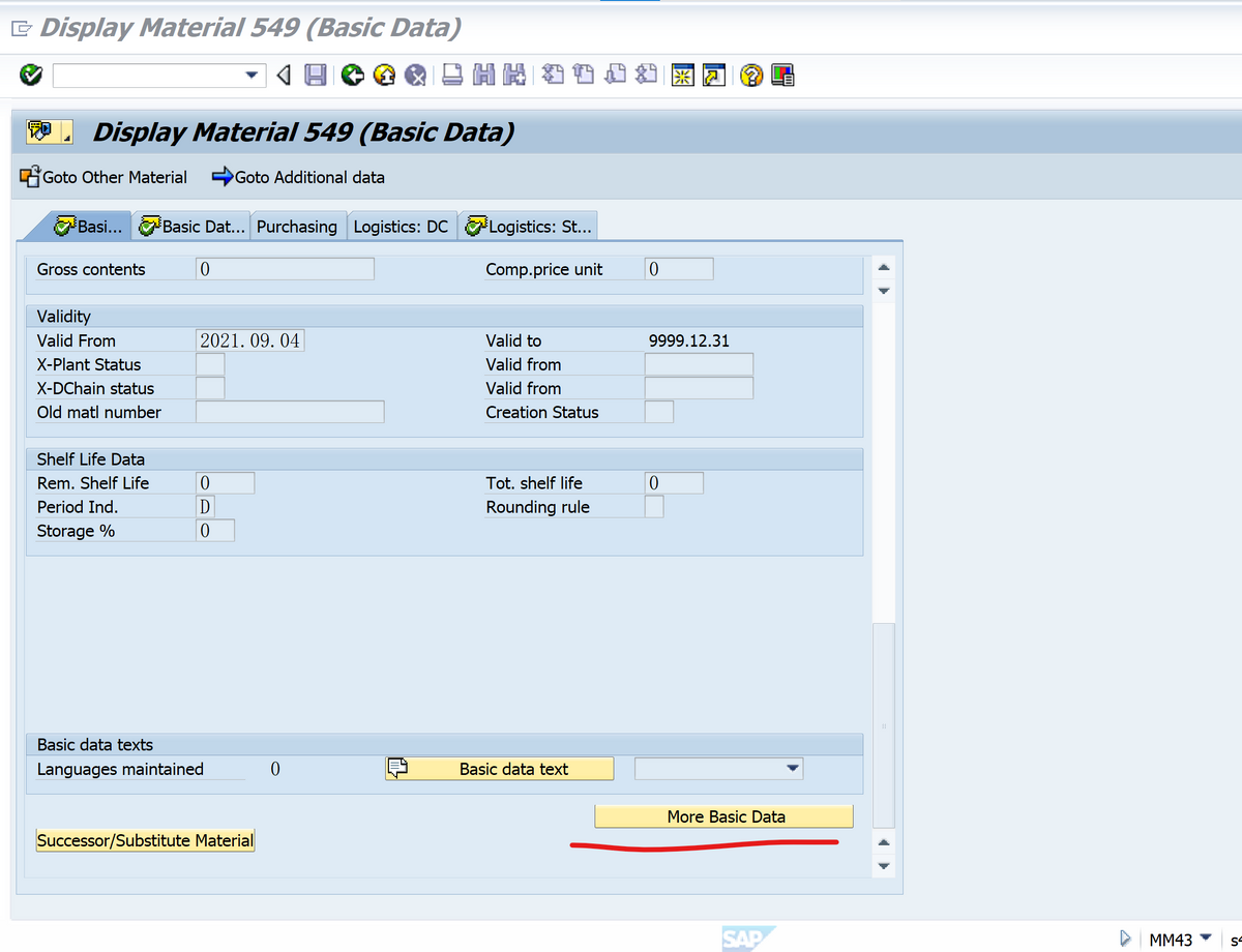 SAP RETAIL商品主資料Basic Data檢視裡幾個讓人莫名驚詫的欄位