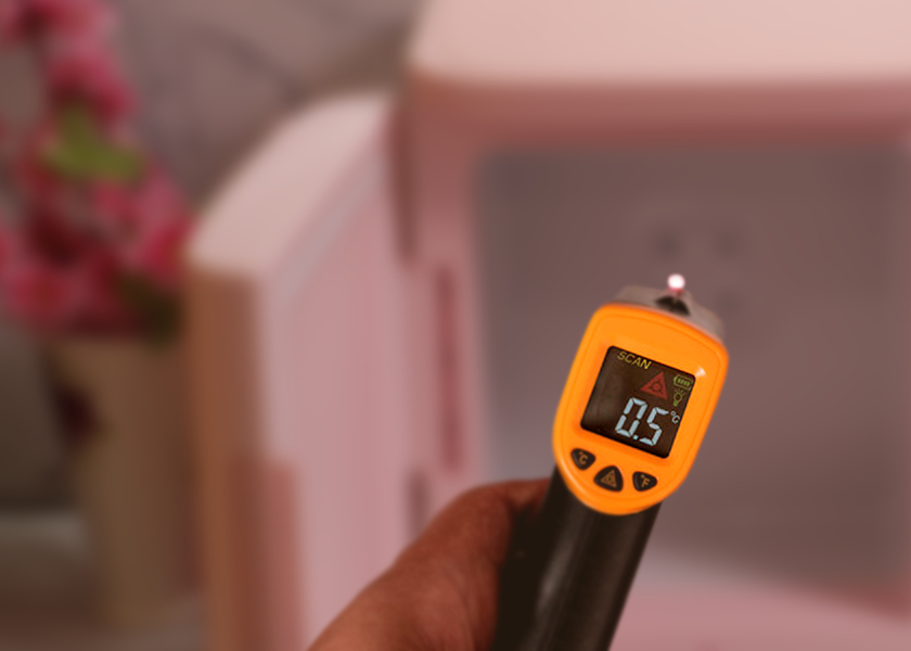 体积小巧用处大，冷暖两用倍思小冰屋学生冰箱体验