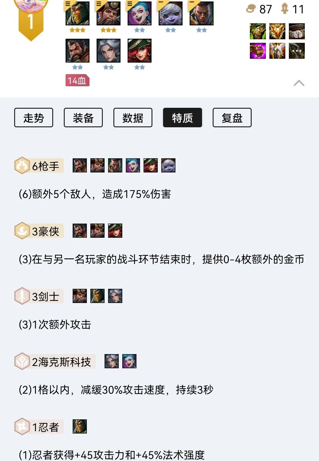 金铲铲之战枪手阵容：六枪三剑三豪侠，成型快，伤害足
