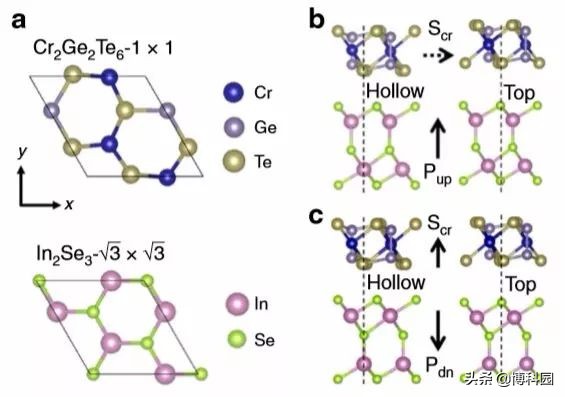 研究表明：原子的范德华异质结构，能同时表现出铁磁性和铁电性